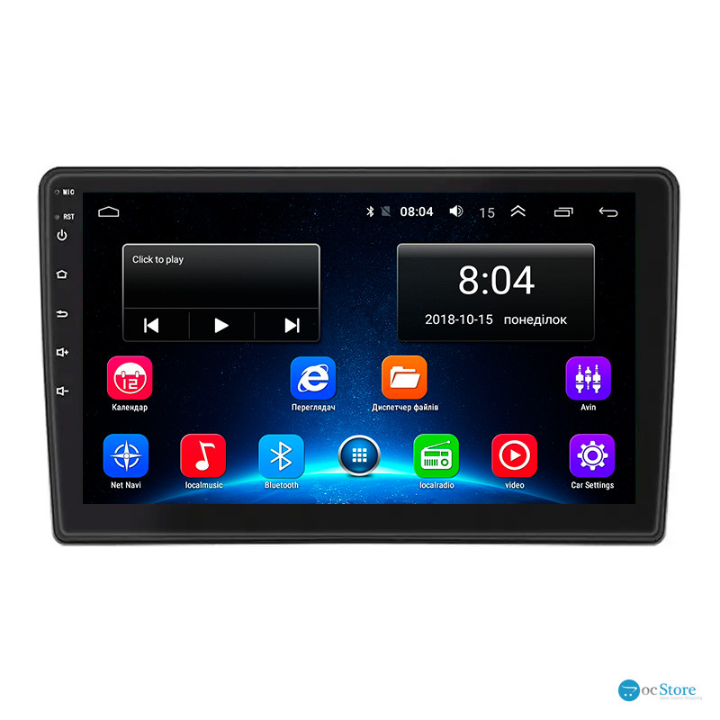 Штатная магнитола Lesko для LADA (ВАЗ) Granta I 2011-2018 экран 9" 2/32Gb Wi-Fi GPS Base