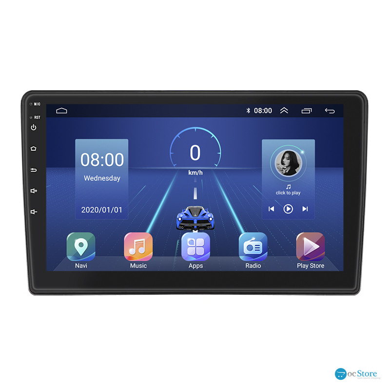Штатная магнитола Lesko для LADA (ВАЗ) Granta I 2011-2018 экран 9" 4/64Gb 4G Wi-Fi GPS Top
