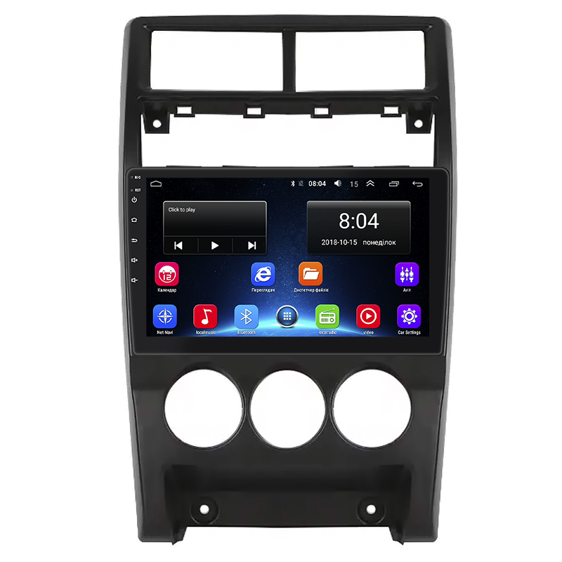 Штатная магнитола Lesko для LADA (ВАЗ) Priora I Рестайлинг 2013-2018 экран 9" 2/32Gb Wi-Fi GPS Base