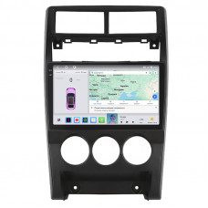 Штатная магнитола Lesko для LADA (ВАЗ) Priora I Рестайлинг 2013-2018 экран 9" 4/64 QLED CarPlay 4G Wi-Fi GPS 360 Prime