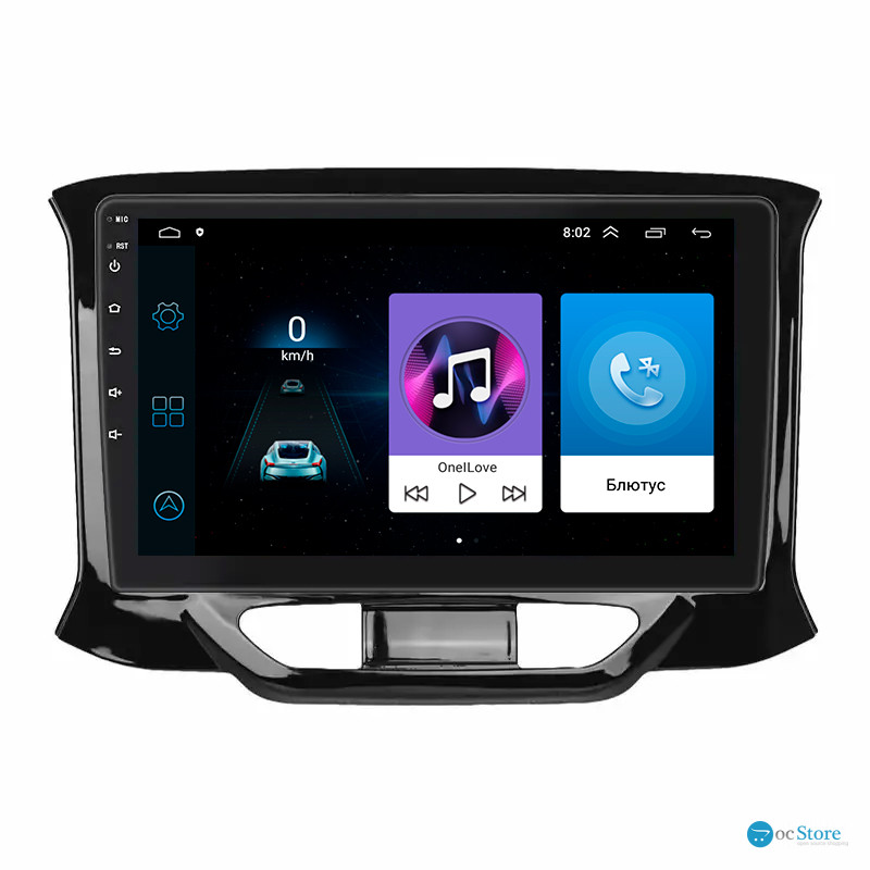 Штатная магнитола Lesko для LADA (ВАЗ) XRAY I 2015-н.в. экран 9" 1/16Gb Wi-Fi GPS Base