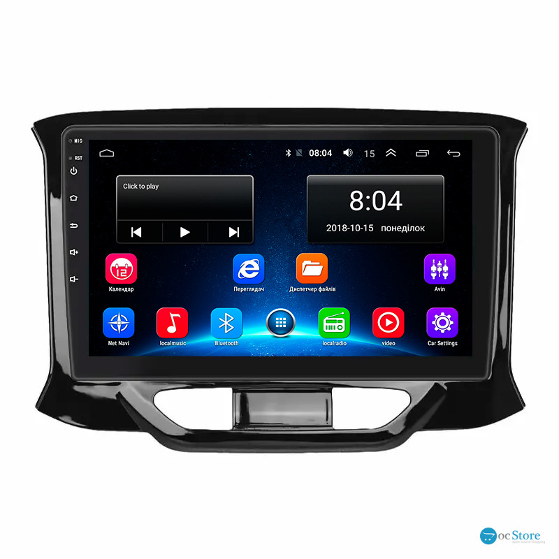 Штатная магнитола Lesko для LADA (ВАЗ) XRAY I 2015-н.в. экран 9" 2/32Gb Wi-Fi GPS Base