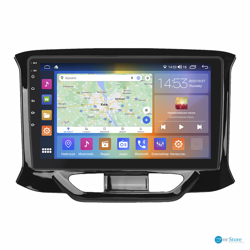 Штатная магнитола Lesko для LADA (ВАЗ) XRAY I 2015-н.в. экран 9" 2/32Gb CarPlay 4G Wi-Fi GPS Prime