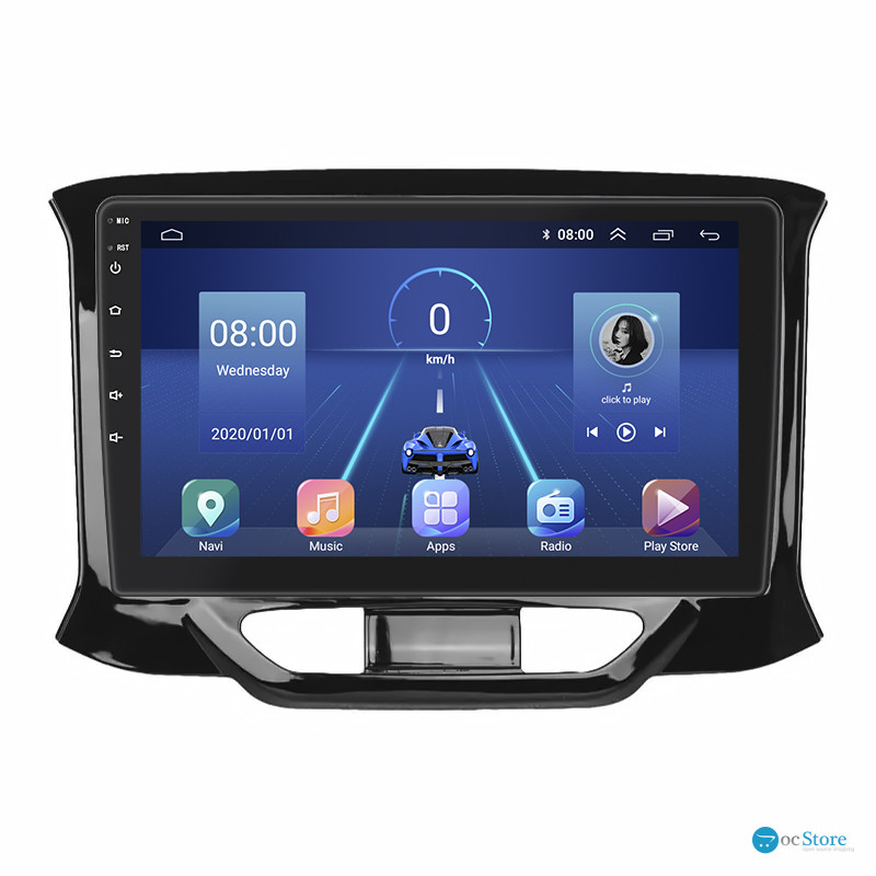 Штатная магнитола Lesko для LADA (ВАЗ) XRAY I 2015-н.в. экран 9" 4/64Gb 4G Wi-Fi GPS Top