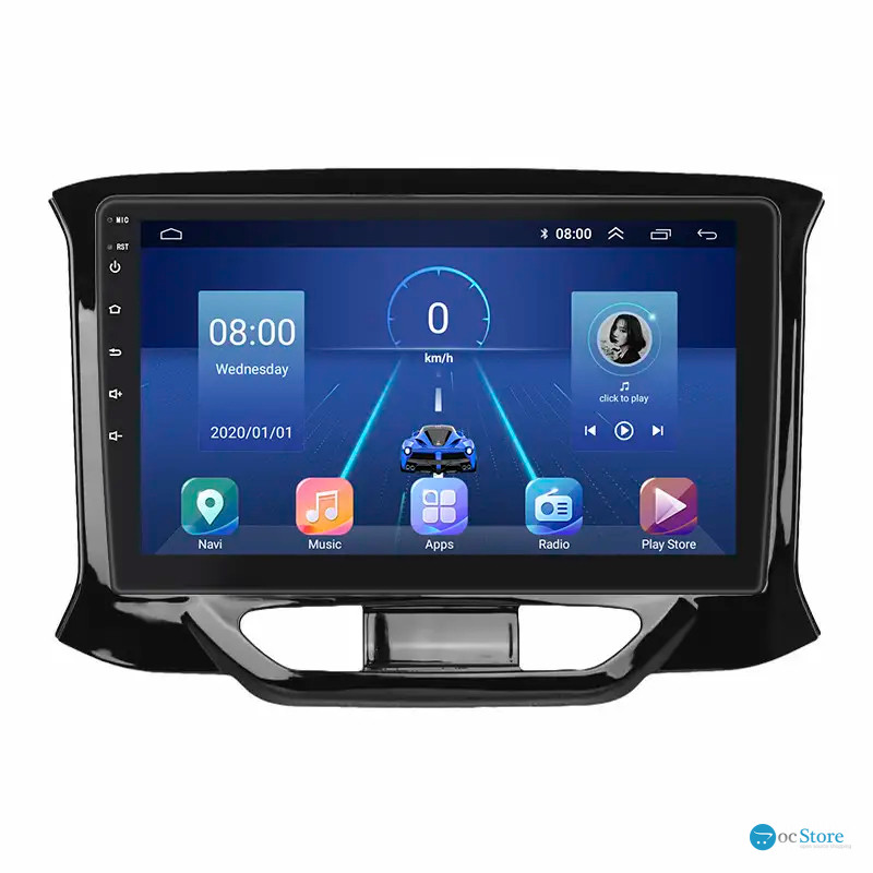 Штатная магнитола Lesko для LADA (ВАЗ) XRAY I 2015-н.в. экран 9" 6/128Gb 4G Wi-Fi GPS Top