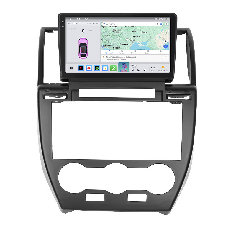 Штатная магнитола Lesko для Land Rover Freelander II 2006-2010 экран 9" 4/64 QLED CarPlay 4G Wi-Fi GPS 360 Prime