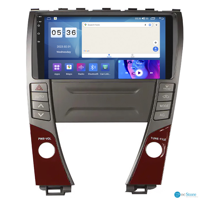 Штатная магнитола Lesko для Lexus ES V 2006-2009 экран 9" 4/64Gb CarPlay 4G Wi-Fi GPS Prime