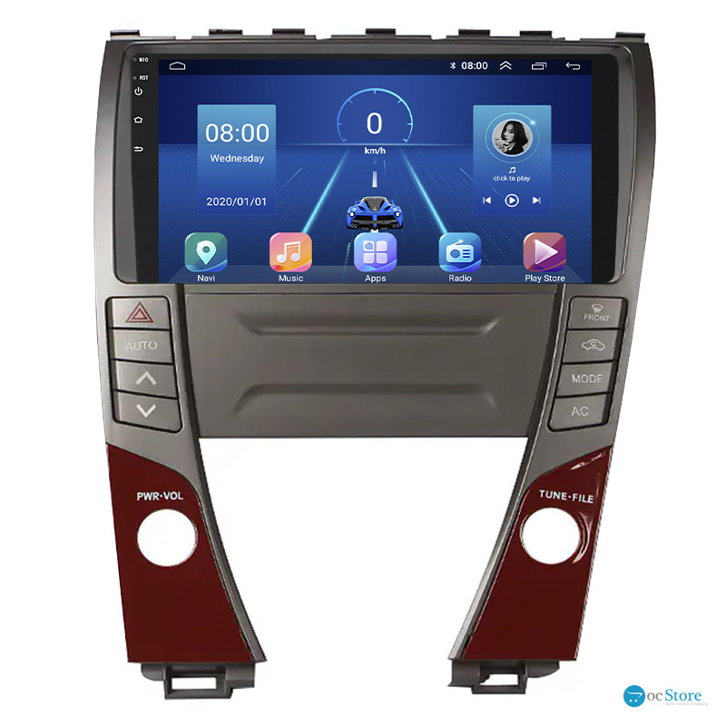 Штатная магнитола Lesko для Lexus ES V Рестайлинг 2009-2012 экран 9" 6/128Gb 4G Wi-Fi GPS Top