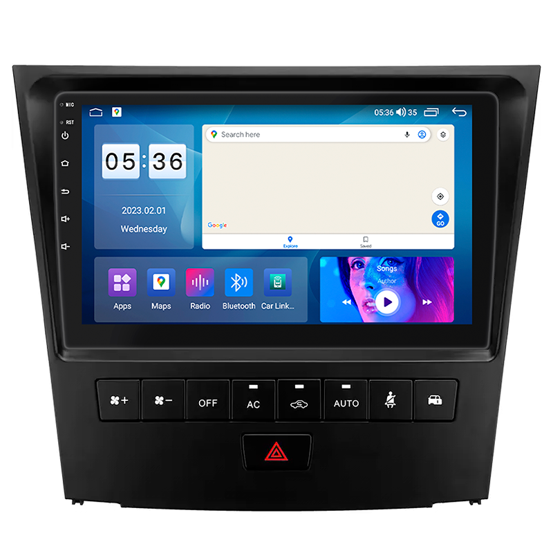 Штатная магнитола Lesko для Lexus GS III 2004-2007 экран 9" 2/32Gb CarPlay 4G Wi-Fi GPS Prime