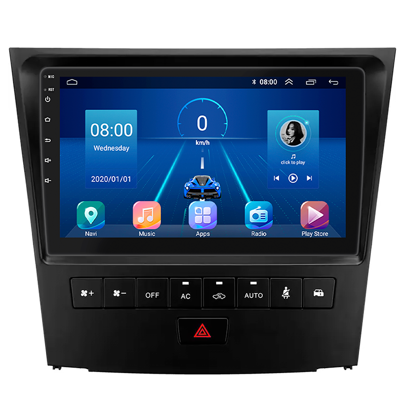 Штатная магнитола Lesko для Lexus GS III 2004-2007 экран 9" 6/128Gb 4G Wi-Fi GPS Top