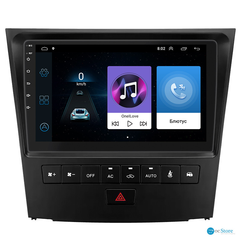 Штатная магнитола Lesko для Lexus GS III Рестайлинг 2007-2011 экран 9" 1/16Gb Wi-Fi GPS Base