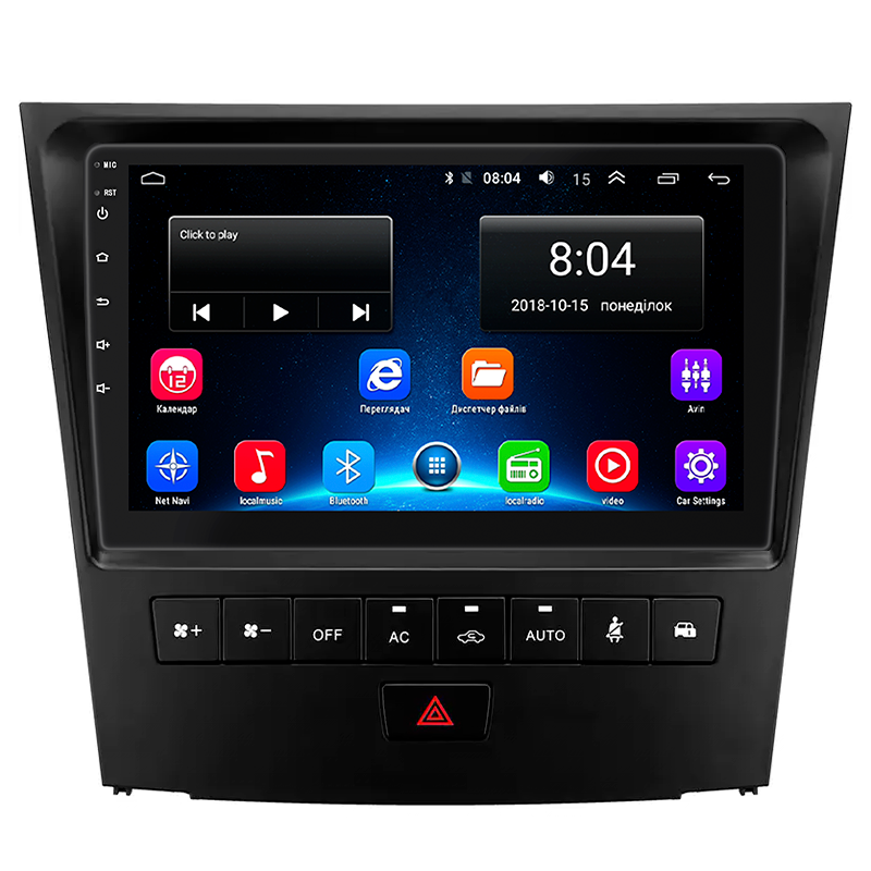 Штатная магнитола Lesko для Lexus GS III Рестайлинг 2007-2011 экран 9" 2/32Gb Wi-Fi GPS Base