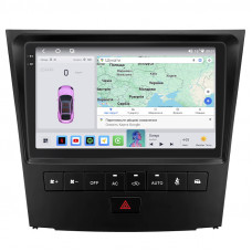 Штатная магнитола Lesko для Lexus GS III Рестайлинг 2007-2011 экран 9" 4/64 QLED CarPlay 4G Wi-Fi GPS 360 Prime