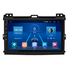 Штатная магнитола Lesko для Lexus GX I 2002-2009 экран 9" 2/32Gb 4G Wi-Fi GPS Top