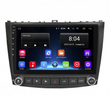 Штатная магнитола Lesko для Lexus IS II 2005-2008 экран 10" 2/32Gb Wi-Fi GPS Base