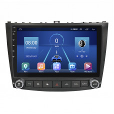 Штатная магнитола Lesko для Lexus IS II Рестайлинг 2 2010-2013 экран 10" 6/128Gb 4G Wi-Fi GPS Top