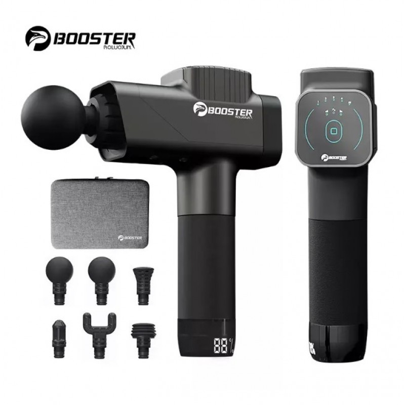Перкуссионный ударный массажер (пистолет) Антистрес терапевтический  Booster M2-C 2500 mAh 12V Type-C