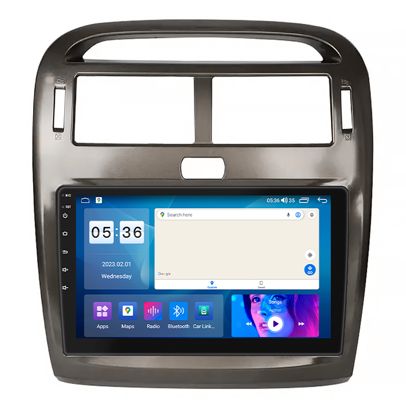 Штатная магнитола Lesko для Lexus LS III Рестайлинг 2003-2006 экран 9" 2/32Gb CarPlay 4G Wi-Fi GPS Prime