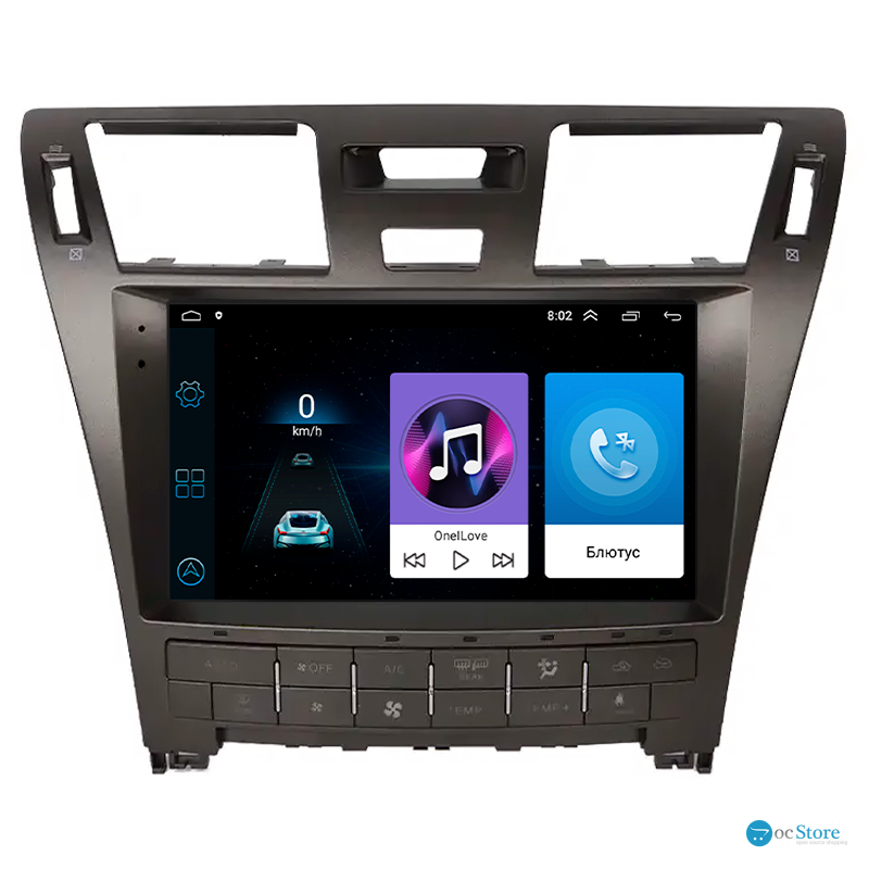 Штатная магнитола Lesko для Lexus LS IV Рестайлинг 2009-2012 экран 10" 1/16Gb Wi-Fi GPS Base