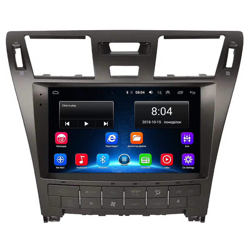 Штатная магнитола Lesko для Lexus LS IV Рестайлинг 2009-2012 экран 10" 2/32Gb Wi-Fi GPS Base