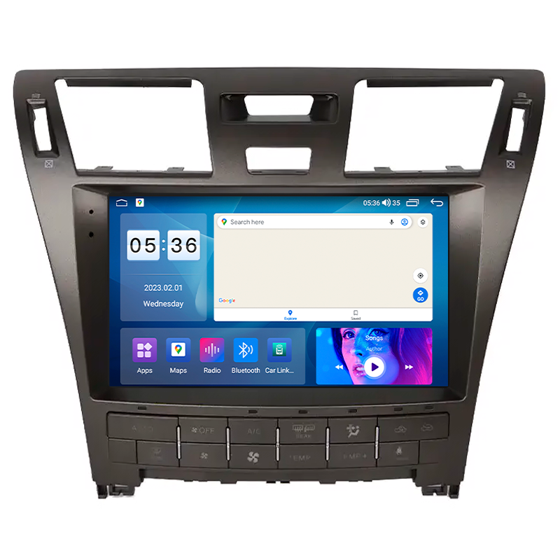 Штатная магнитола Lesko для Lexus LS IV Рестайлинг 2009-2012 экран 10" 4/64Gb CarPlay 4G Wi-Fi GPS Prime