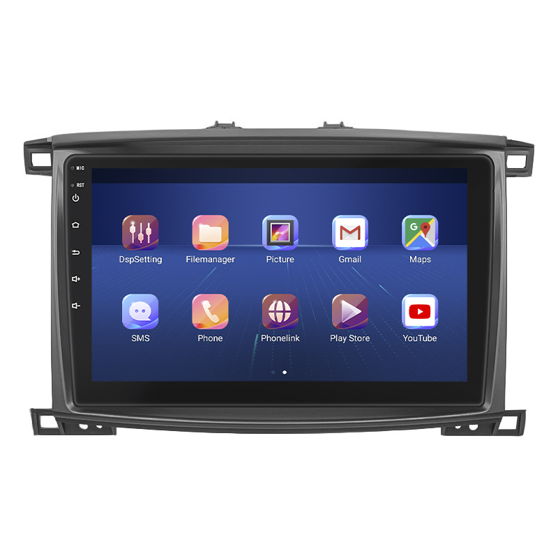 Штатная магнитола Lesko для Lexus LX II Рестайлинг 2002-2007 экран 10" 4/32Gb 4G Wi-Fi GPS Top