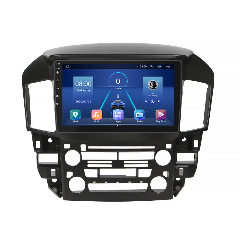 Штатная магнитола Lesko для Lexus RX I 1997-2003 экран 9" 6/128Gb 4G Wi-Fi GPS Top