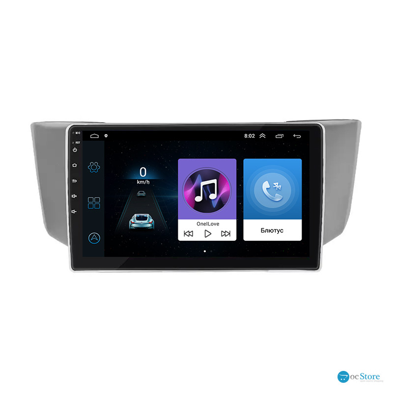 Штатная магнитола Lesko для Lexus RX II Рестайлинг 2006-2009 экран 9" 1/16Gb Wi-Fi GPS Base