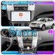 Штатная магнитола Lesko для Lexus RX II Рестайлинг 2006-2009 экран 9" 4/64 QLED CarPlay 4G Wi-Fi GPS 360 Prime