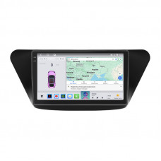 Штатная магнитола Lesko для Lifan X50  2015-н.в. экран 9" 4/64 QLED CarPlay 4G Wi-Fi GPS 360 Prime