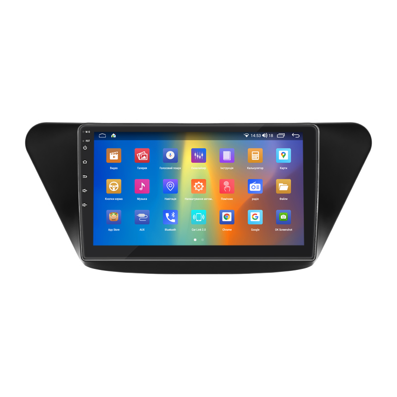 Штатная магнитола Lesko для Lifan X50  2015-н.в. экран 9" 6/128Gb 4G Wi-Fi GPS Top