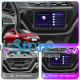 Штатная магнитола Lesko для Lifan X50  2015-н.в. экран 9" 6/128Gb 4G Wi-Fi GPS Top