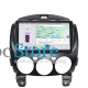 Штатная магнитола Lesko для Mazda 2 II (DE) 2007-2010 экран 9" 4/64 QLED CarPlay 4G Wi-Fi GPS 360 Prime