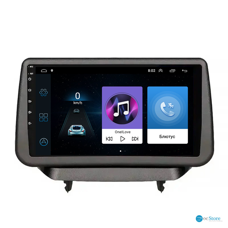 Штатная магнитола Lesko для Mazda 2 III (DJ) Рестайлинг 2019-н.в. экран 9" 1/16Gb Wi-Fi GPS Base
