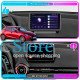 Штатная магнитола Lesko для Mazda 2 III (DJ) Рестайлинг 2019-н.в. экран 9" 4/64Gb 4G Wi-Fi GPS Top