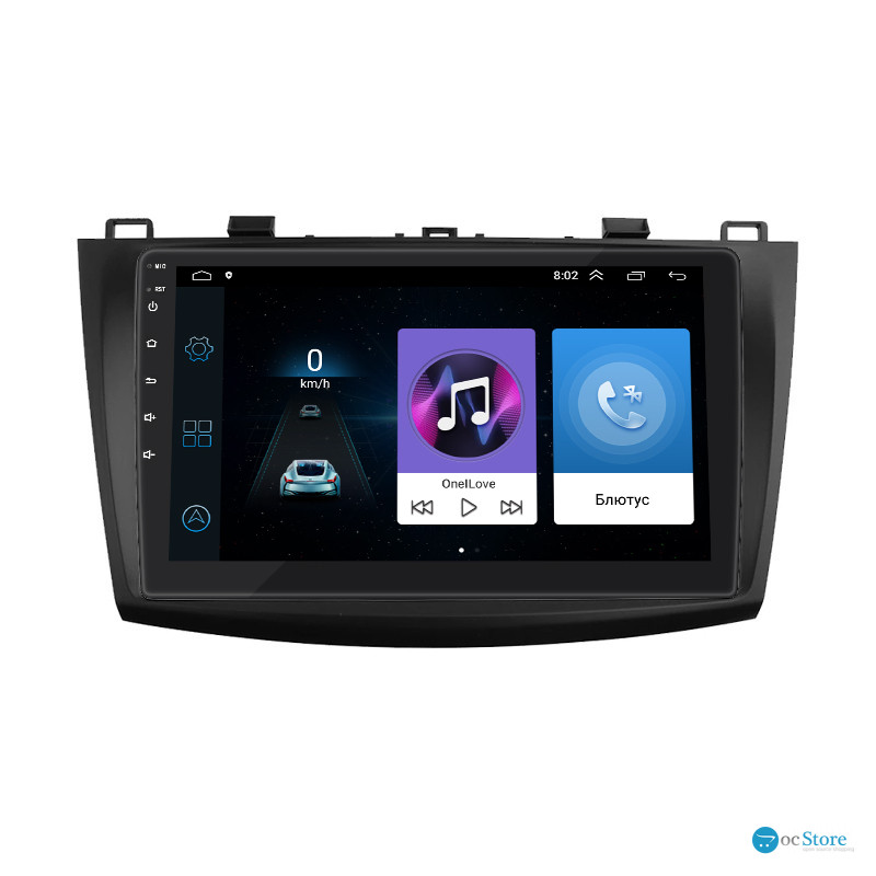 Штатная магнитола Lesko для Mazda 3 II (BL) 2008-2011 экран 9" 1/16Gb Wi-Fi GPS Base