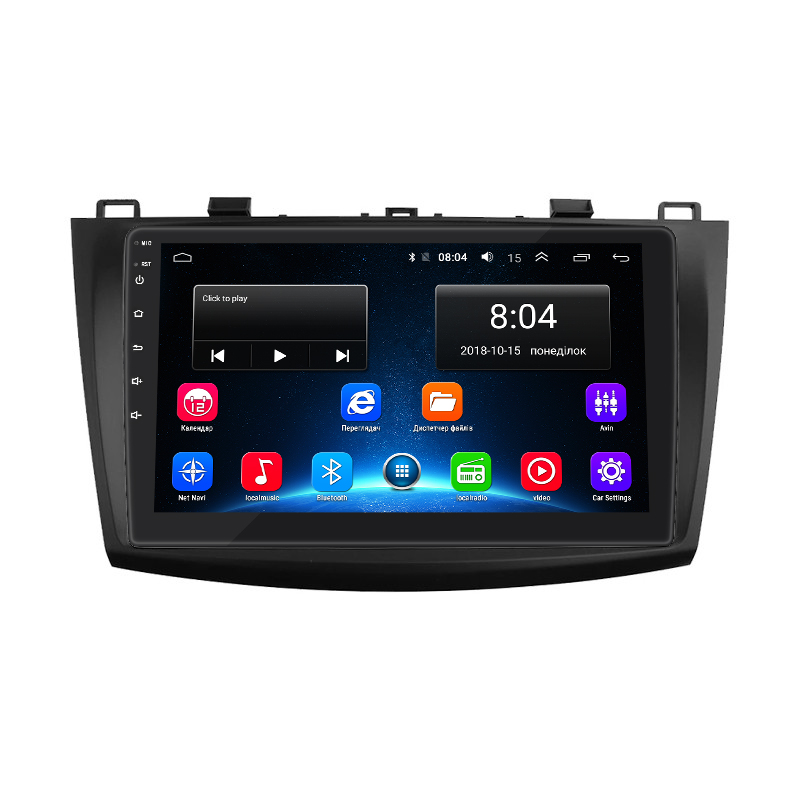 Штатная магнитола Lesko для Mazda 3 II (BL) 2008-2011 экран 9" 2/32Gb Wi-Fi GPS Base