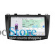Штатная магнитола Lesko для Mazda 3 II (BL) Рестайлинг 2011-2013 экран 9" 4/64 QLED CarPlay 4G Wi-Fi GPS 360 Prime