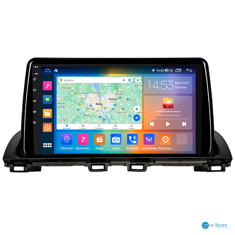 Штатная магнитола Lesko для Mazda 3 III (BM) 2013-2017 экран 9" 2/32Gb CarPlay 4G Wi-Fi GPS Prime