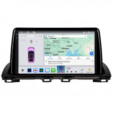 Штатная магнитола Lesko для Mazda 3 III (BM) 2013-2017 экран 9" 4/64 QLED CarPlay 4G Wi-Fi GPS 360 Prime