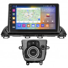 Штатная магнитола Lesko для Mazda 3 III (BM) Рестайлинг 2016-2019 экран 9" 2/32Gb CarPlay 4G Wi-Fi GPS Prime