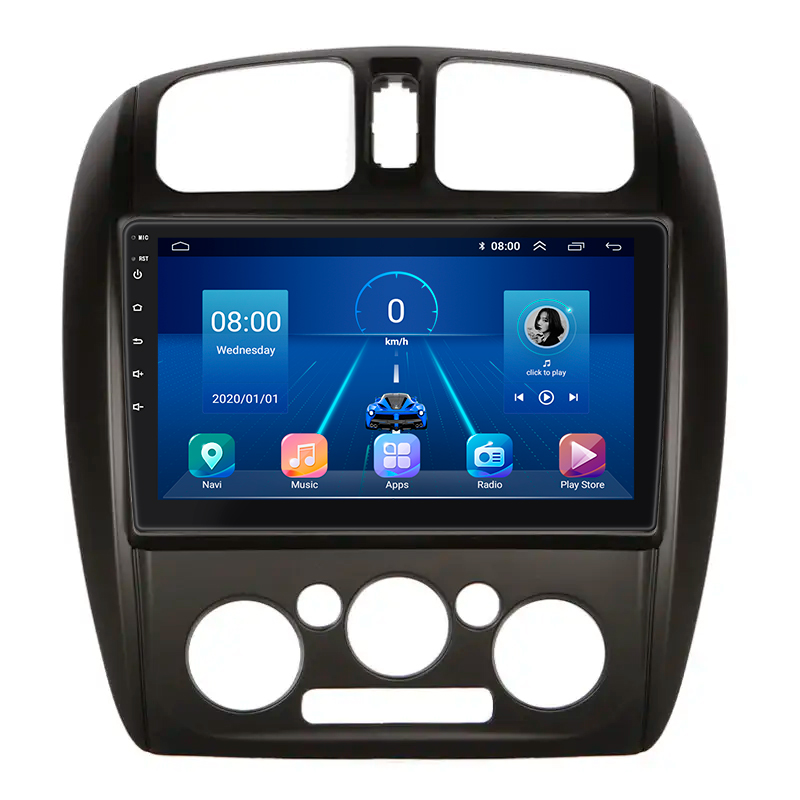 Штатная магнитола Lesko для Mazda 323 VI (BJ) Рестайлинг 2000-2003 экран 9" 2/32Gb 4G Wi-Fi GPS Top