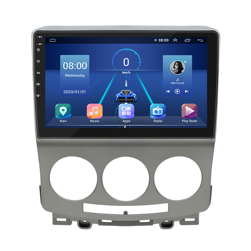 Штатная магнитола Lesko для Mazda 5 I (CR) 2005-2007 экран 9" 6/128Gb 4G Wi-Fi GPS Top