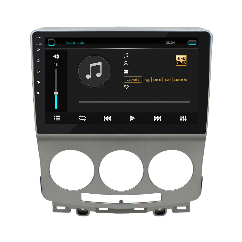 Штатная магнитола Lesko для Mazda 5 I (CR) Рестайлинг 2007-2010 экран 9" 2/32Gb 4G Wi-Fi GPS Top