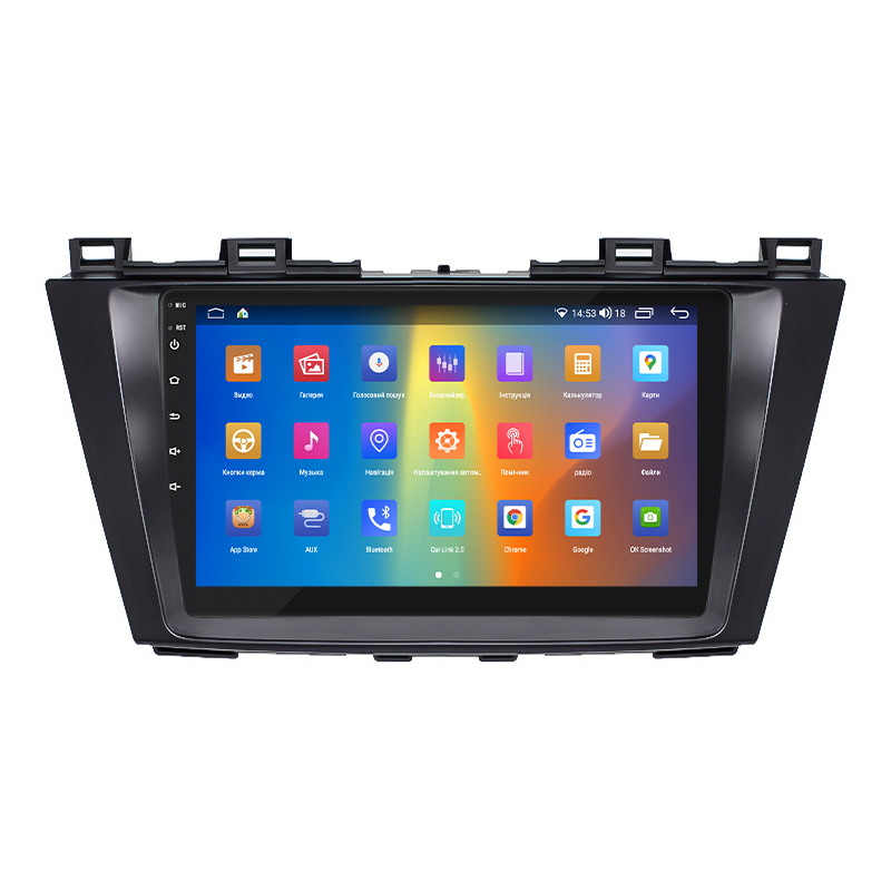 Штатная магнитола Lesko для Mazda 5 II (CW) 2010-2015 экран 9" 2/32Gb CarPlay 4G Wi-Fi GPS Prime