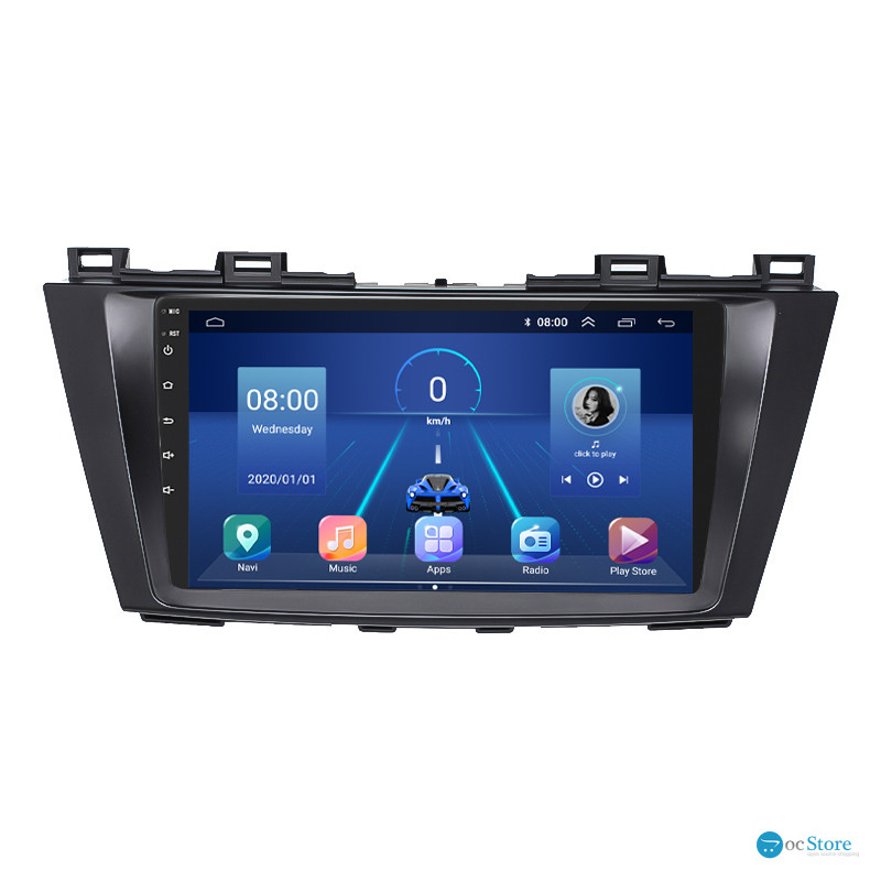 Штатная магнитола Lesko для Mazda 5 II (CW) 2010-2015 экран 9" 2/32Gb 4G Wi-Fi GPS Top