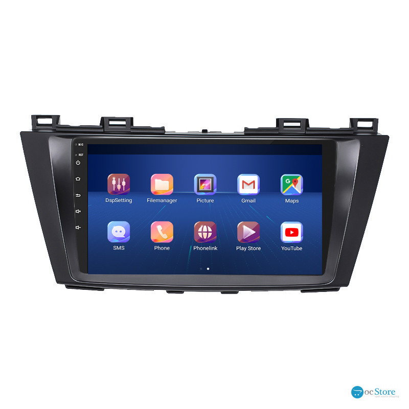 Штатная магнитола Lesko для Mazda 5 II (CW) 2010-2015 экран 9" 2/32Gb 4G Wi-Fi GPS Top