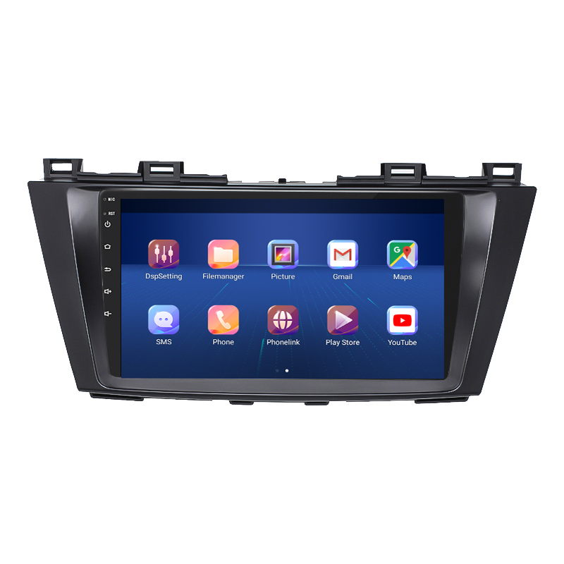 Штатная магнитола Lesko для Mazda 5 II (CW) 2010-2015 экран 9" 2/32Gb 4G Wi-Fi GPS Top