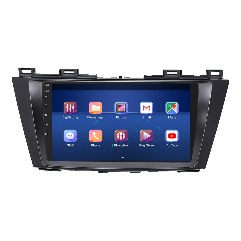 Штатная магнитола Lesko для Mazda 5 II (CW) 2010-2015 экран 9" 6/128Gb 4G Wi-Fi GPS Top