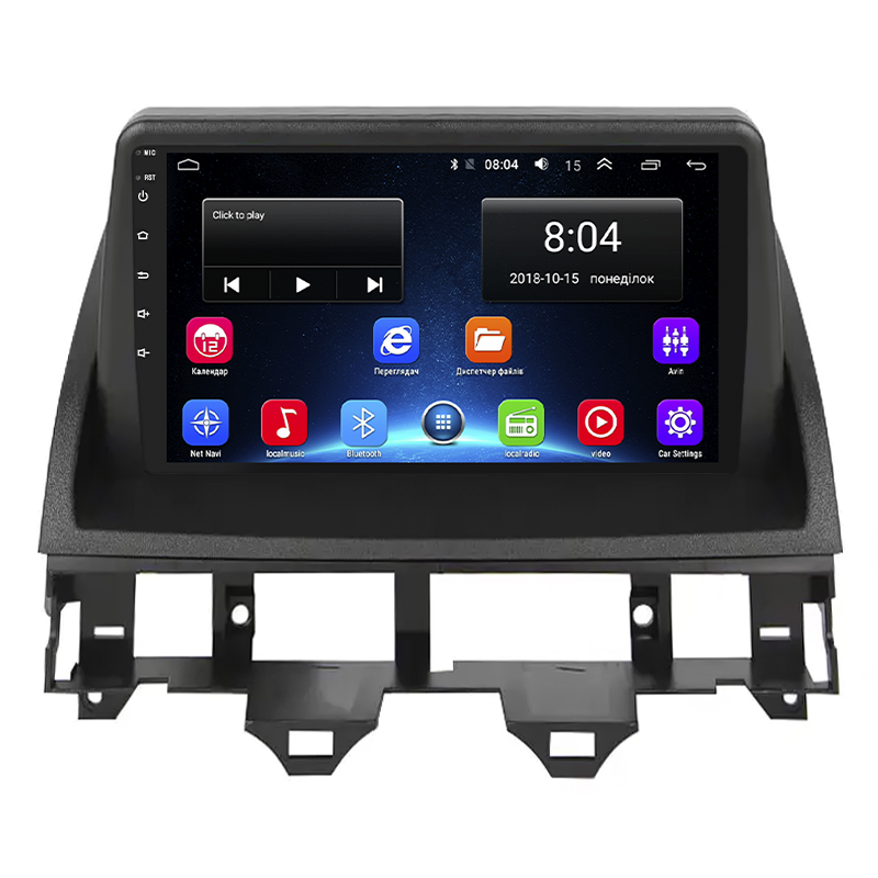 Штатная магнитола Lesko для Mazda 6 I (GG) 2002-2005 экран 9" 2/32Gb Wi-Fi GPS Base